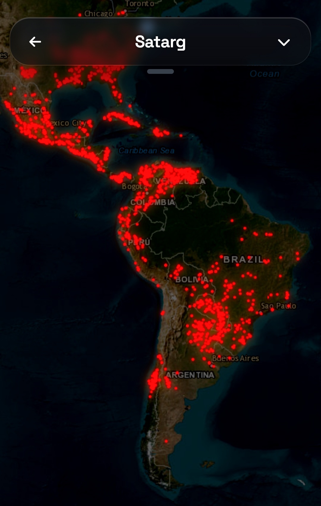 Mapa de Incendios FIRMS